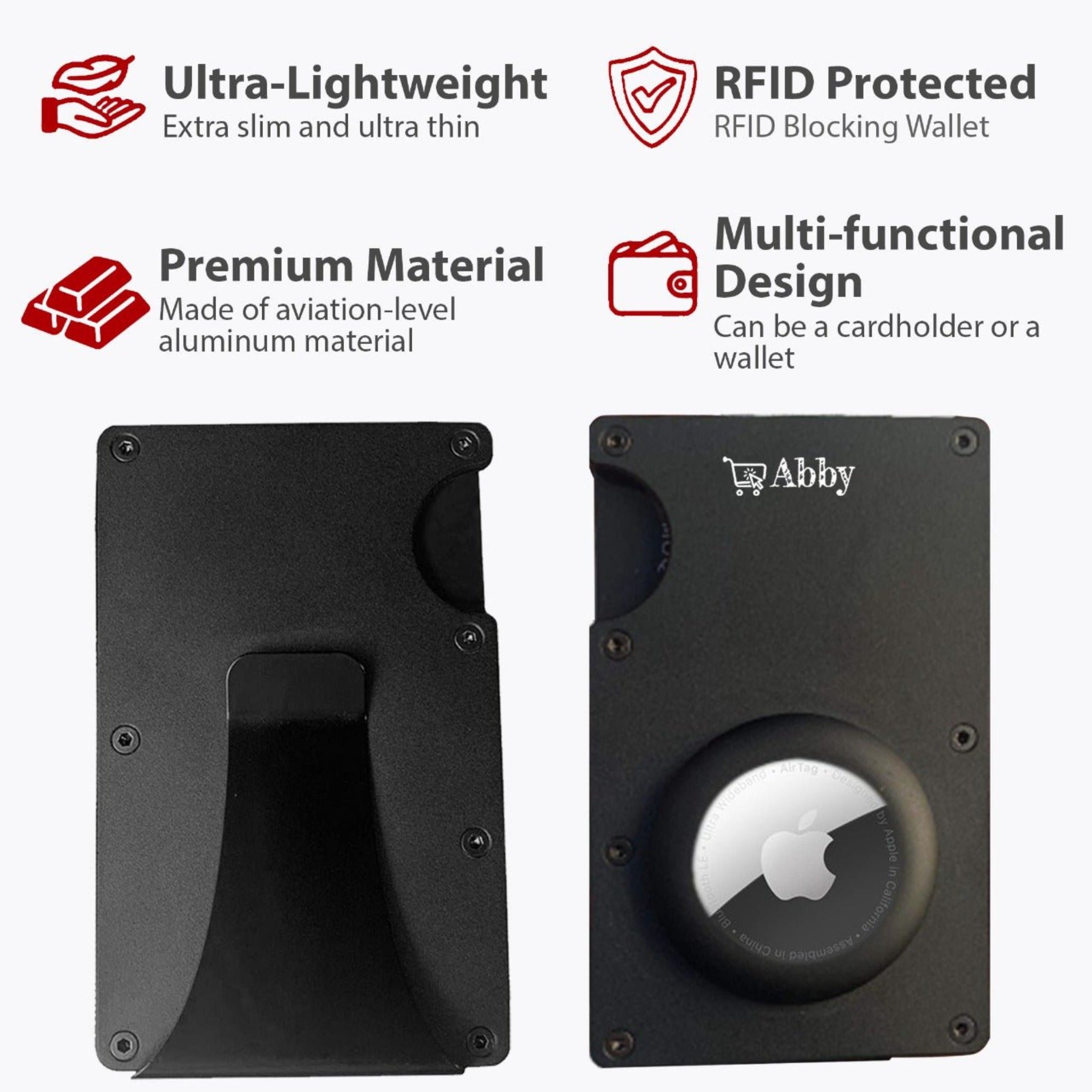 The Bolt - AirTag Wallet  Buy Apple AirTag Wallet and AirTag cardholder  online - FOSH